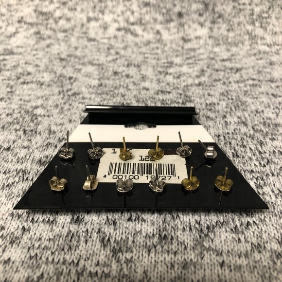 Afterthoughts Steel Post Variety Earrings Set of 6 - Picture 5 of 5